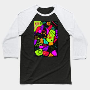 Bright pattern Baseball T-Shirt